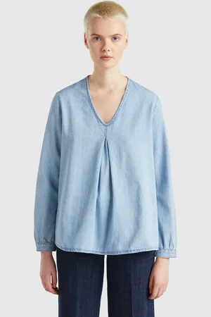 Benetton Denim Blouse