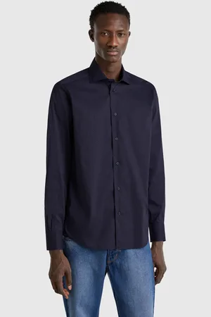 Benetton Patterned Slim Fit Shirt