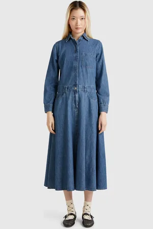 Benetton Denim Shirtdress