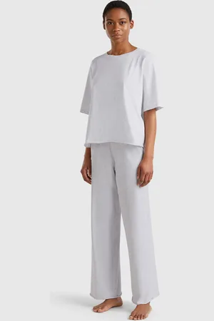 Benetton Loose-fitting Pyjamas In Pure Cotton