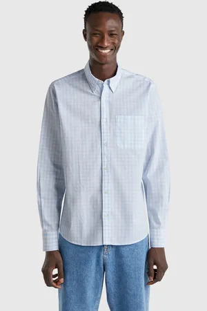 Benetton Check Button-down Shirt