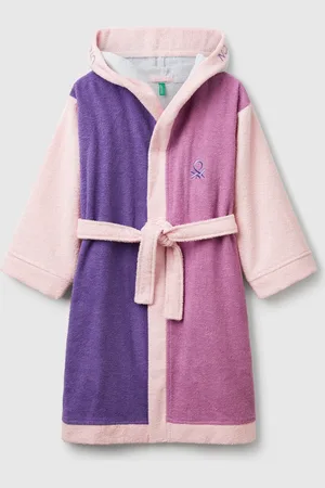 Benetton Color Block Bathrobe