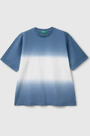 Benetton Oversized Fit Dip-dye T-shirt