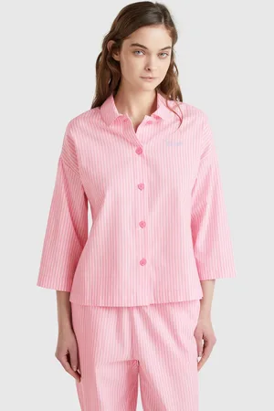 Benetton Vertical Striped Pyjama Jacket