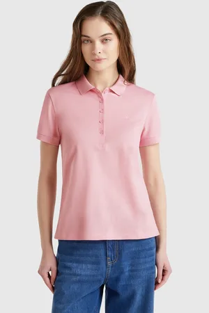 Benetton Slim Fit Polo In Stretch Cotton