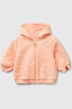 Benetton Jacquard Sweatshirt With Zip