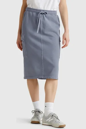 Benetton Sweat Cargo Skirt