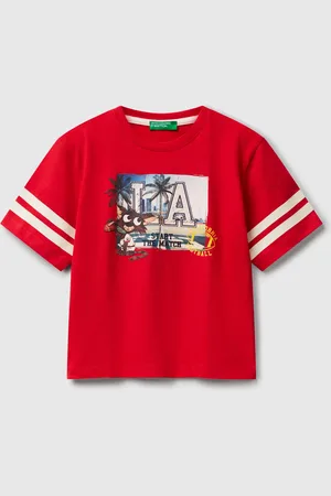 Benetton Oversized Fit T-shirt With Photographic Print
