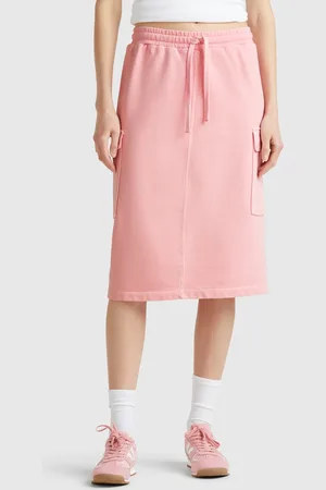 Benetton Sweat Cargo Skirt