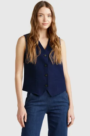 Benetton Pure Linen Vest