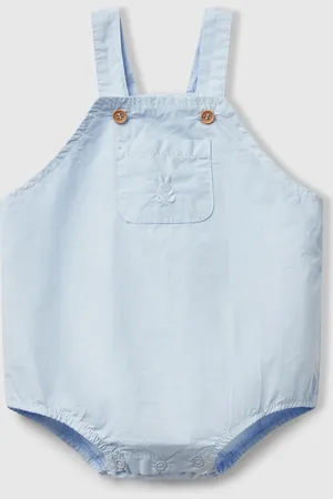 Benetton Overall Onesie In 100% Cotton