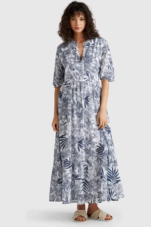 Benetton Dress With Tropical Print