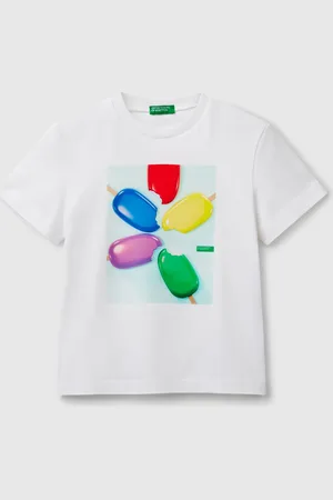 Benetton T-shirt With Ice Cream Print