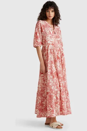 Benetton Dress With Tropical Print