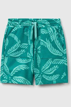 Benetton Shorts With Tropical Print