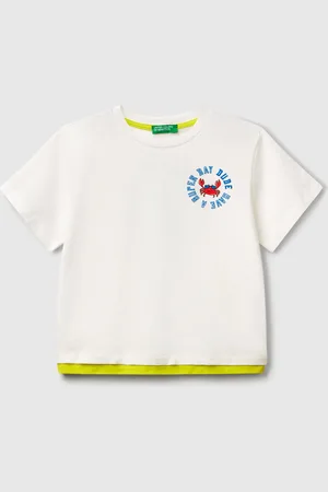 Benetton Oversized T-shirt In Lightweight Cotton