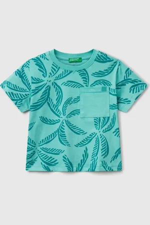 Benetton T-shirt With Tropical Print