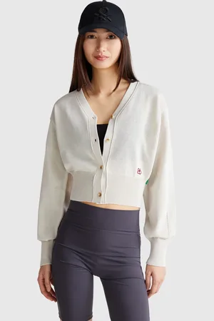 Benetton Knit Cardigan With V-neck