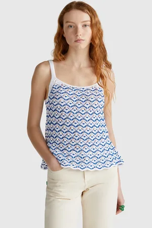 Benetton Crochet Tank Top