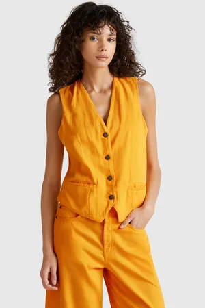 Benetton Vest In Cotton Blend
