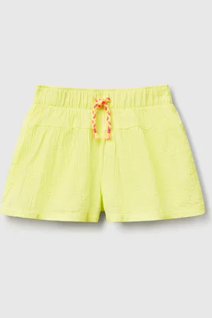 Benetton Lightweight Shorts With Drawstring