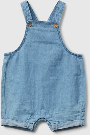 Benetton Dungarees In Chambray