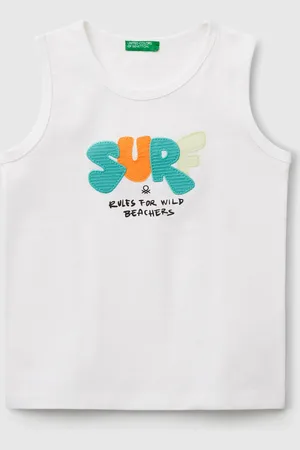 Benetton Printed Tank Top