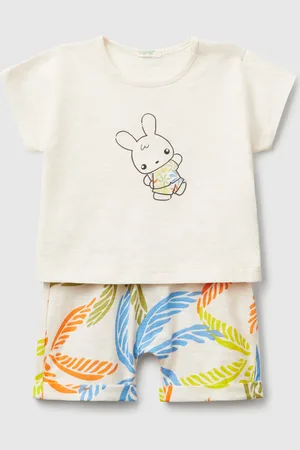 Benetton Lightweight T-shirt And Shorts Set