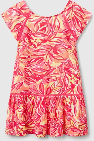 Benetton Dress With Tropical Print