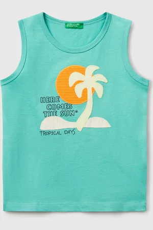 Benetton Printed Tank Top