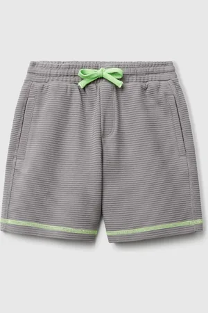 Benetton Shorts In Light Sweat