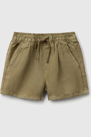 Benetton Shorts In Linen Blend