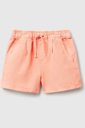 Benetton Shorts In Linen Blend