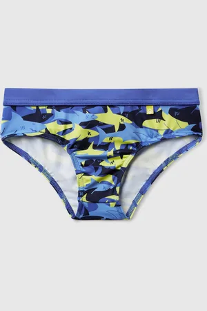 Benetton Swim Bottoms With Shark Print