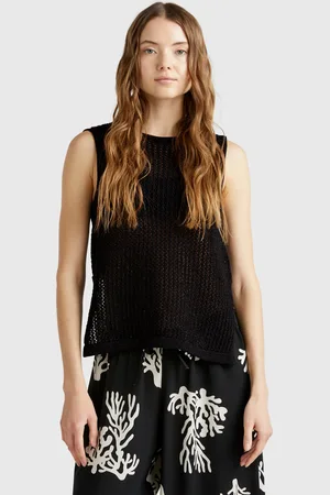Benetton Knit Tricot Top