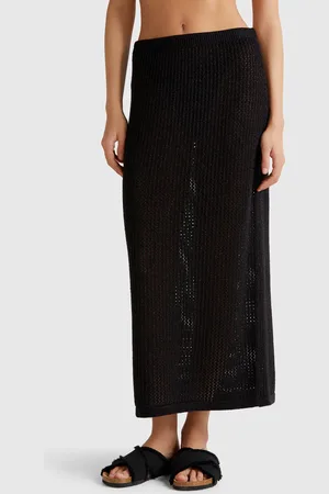Benetton Knit Tricot Skirt