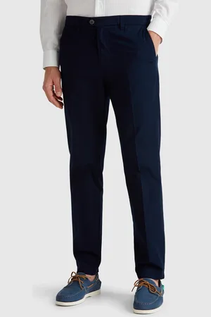 Benetton Slim Fit Chinos In Light Cotton