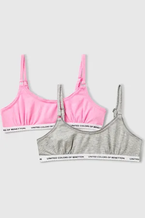 Benetton Two Bras In Stretch Cotton