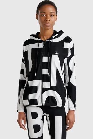 Benetton Sporty Sweatshirt With Logo Print