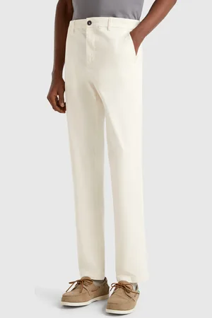 Benetton Slim Fit Chinos In Stretch Cotton