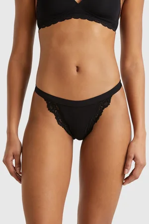 Benetton Underwear With Lace Contours