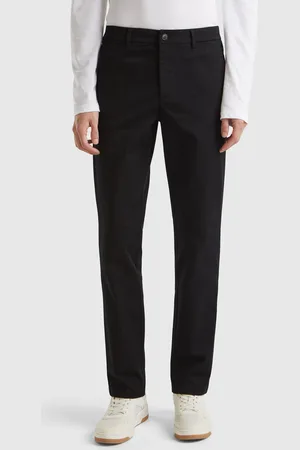 Benetton Slim Fit Chinos In Stretch Cotton