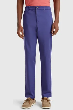 Benetton Slim Fit Chinos In Stretch Cotton