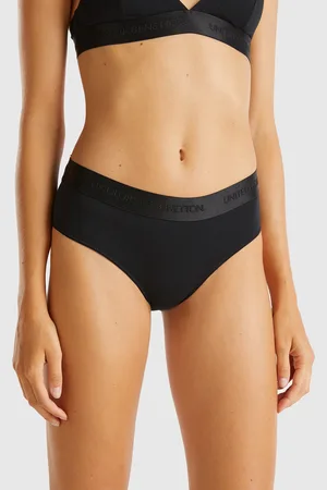 Benetton High-rise Underwear In Stretch Cotton