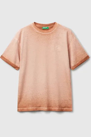 Benetton Oversized T-shirt With Embroidery