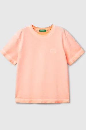 Benetton Oversized T-shirt With Embroidery