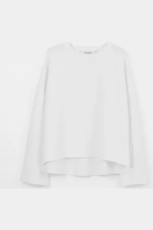 Vagabond Boxy Long Sleeve T-shirt W - Kobieta Material Tekstylny