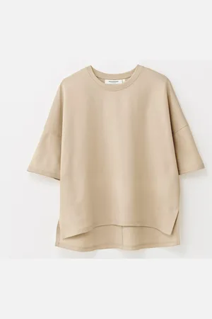 Vagabond Boxy T-shirt W - Kobieta Material Tekstylny