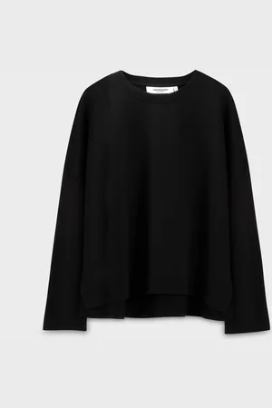 Vagabond Boxy Long Sleeve T-shirt W - Kobieta Material Tekstylny