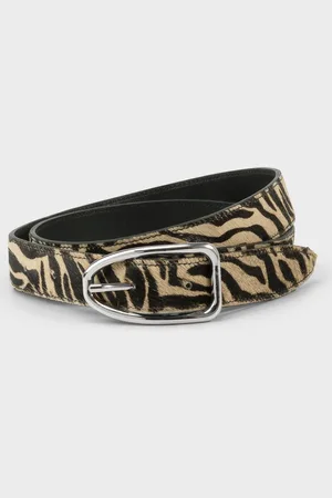 Vagabond Everyday Leather Belt - Kobieta Hair-on-leather